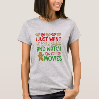 Ich will gerade, um Material-WeihnachtsShirt zu T-Shirt