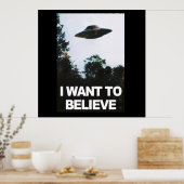 Ich will glauben poster (Küche)