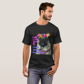 Ich will leben wie mein Mops T-Shirt (Vorne ganz)