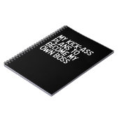 Ich will mein eigener Chef werden Notizblock (Linke Seite)