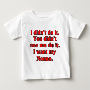 Ich will mein nonno (italienischen Großvater). Baby T-shirt