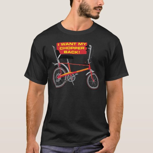 Ich will meine Chopperrückseite T-Shirt (Vorderseite)