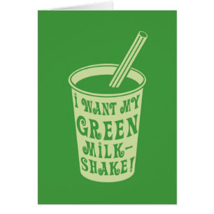 Ich will meine grüne Milchshake-T-Shirts