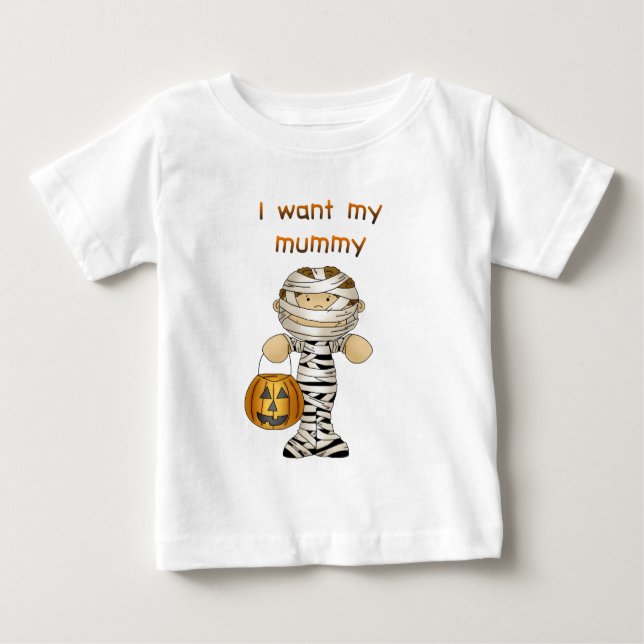Ich will meine Mama Baby T-shirt (Vorderseite)