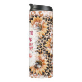 Ich will mich benehmen, aber... Sassy Sarcasm Thermosbecher (Nach rechts gedreht)