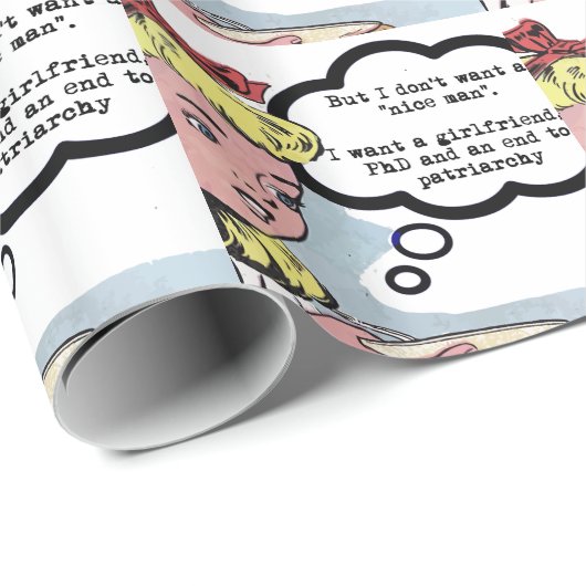 Ich will nicht einen "netten Mann" (der Geschenkpapier (Rolleneckpunkt)