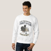 Ich will nicht kommen Schnecke Sweatshirt (Vorne ganz)