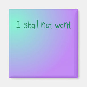 Ich will nicht ~ Magneten Magnet