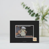 Ich will nicht zu da Fancer Party gehen Postkarte (Stehend Vorderseite)