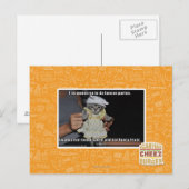 Ich will nicht zu da Fancer Party gehen Postkarte (Vorne/Hinten)