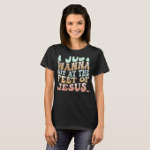 Ich will nur am Ende von Jesus 2 sitzen T-Shirt (Vorne ganz)