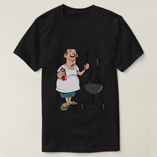 Ich will nur Grill für Gods Sake Meme Sticker T-Shirt (Design vorne)