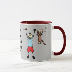 Ich will nur mit meiner Katzenkaffee-Tasse zusamme Tasse