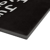 Ich will nur Schokolade - Niedliches Geschenk mit Schneidebrett (Ecke)