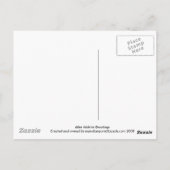 Ich will nur wissen, was Rakete sci... Postkarte (Rückseite)