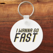 Ich will schnell gehen schlüsselanhänger (Vorderseite)