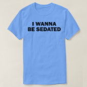 Ich will schwarz sitzen T-Shirt (Design vorne)