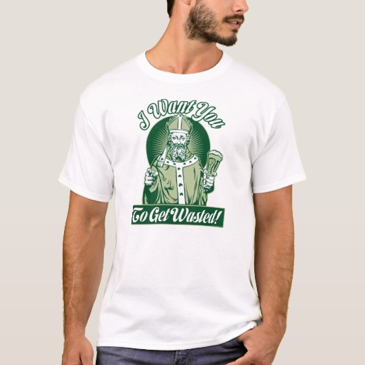 Ich will Sie! St Patrick TagesShirt T-Shirt (Vorderseite)