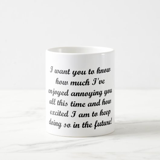 Ich will Sie, um zu wissen Kaffeetasse (Mittel)