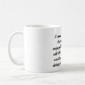 Ich will Sie, um zu wissen Kaffeetasse (Links)