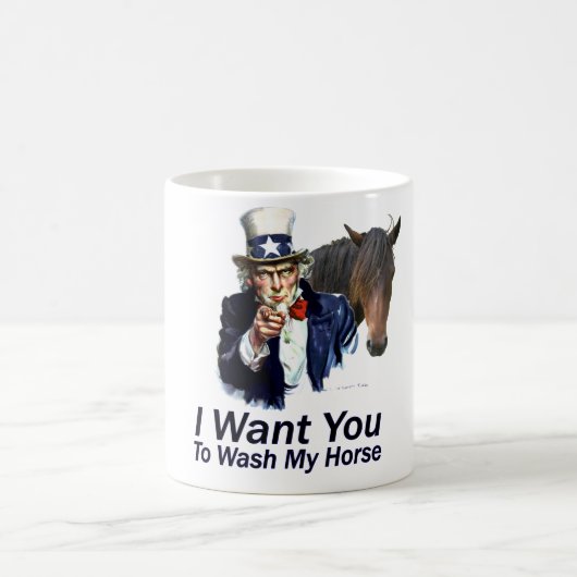 Ich will Sie: Zu mein Pferd waschen Kaffeetasse (Mittel)