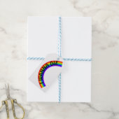 Ich will sterben - Regenbogen Geschenkanhänger (Mit Garn)