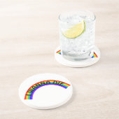 Ich will sterben - Regenbogen Getränkeuntersetzer (Seite)