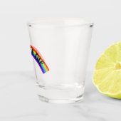 Ich will sterben - Regenbogen Schnapsglas (Rechts)