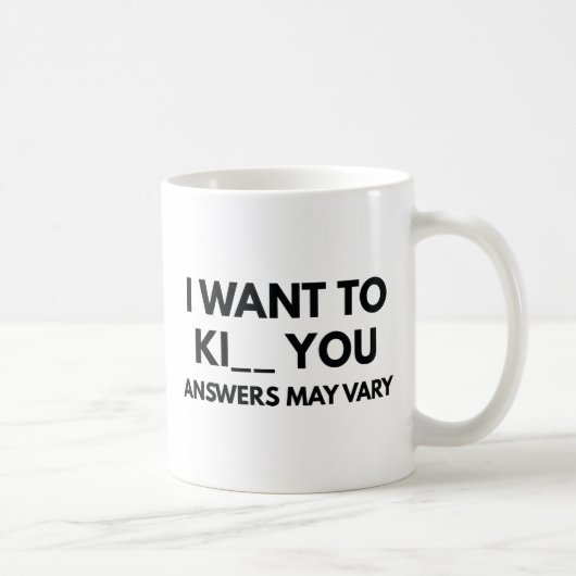 Ich Will Töten Kaffeetasse (Rechts)