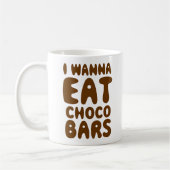 Ich will, um Choco Stangen zu essen Kaffeetasse (Links)