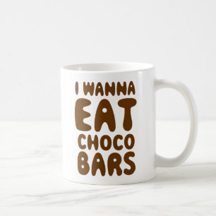 Ich will, um Choco Stangen zu essen Kaffeetasse