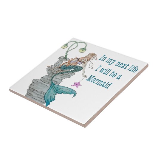 Ich will, um eine Meerjungfrau zu sein Fliese (Seite)