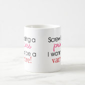 Ich will, um eine Vampire-Tasse zu sein Kaffeetasse (Mittel)