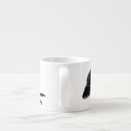 Ich will, um große zu gehen Espresso-Tasse Espressotasse (Rückseite)