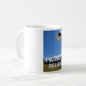 Ich will, um Kaffee-Tasse zu glauben Kaffeetasse (Vorderseite Links)