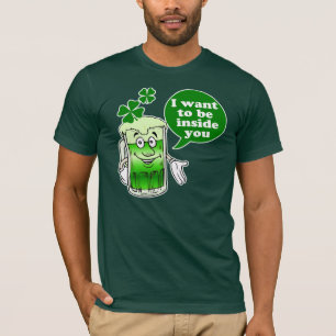 Ich will, um nach innen zu sein Sie Tag St. Pattys T-Shirt