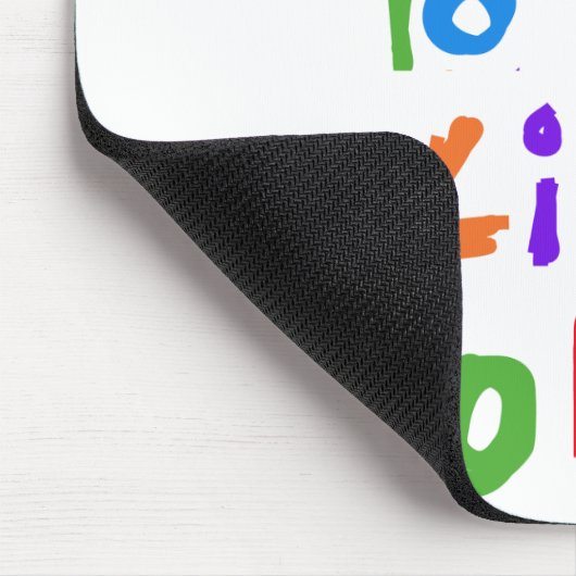 Ich will, um wie Mama zu sein Mousepad (Ecke)