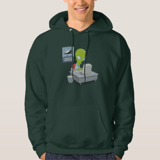 Ich will, um zu glauben hoodie (Vorderseite)
