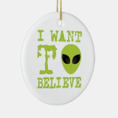 Ich will, um zu glauben keramikornament (Rechts)