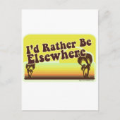Ich will woanders sein postkarte (Vorderseite)