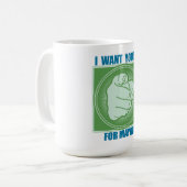 ICH WILL YOUSEF ALS BÜRGERMEISTER KAFFEETASSE (Vorderseite Links)