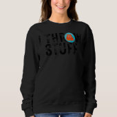 Ich wirf Stuff Boxing Club Boxing Sweatshirt (Vorderseite)