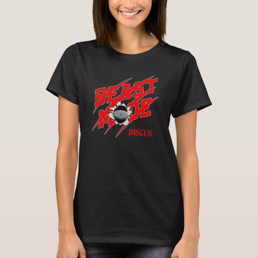 Ich wirf Stuff Discus, der Athlete Discus wirft T-Shirt (Vorderseite)