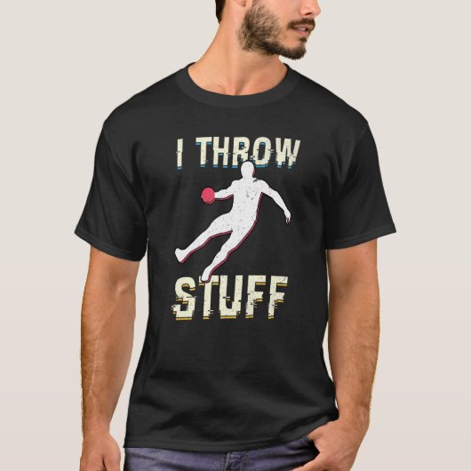 Ich wirf Stuff und wirbelnde Diskette und schieß, T-Shirt (Vorderseite)