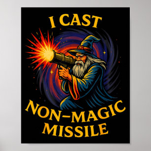 Ich wirke einen nicht-magischen Raketen-Zauber lus Poster