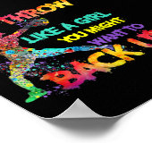 Ich wirke wie ein Mädchen Poster (Ecke)