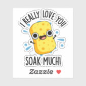 Ich wirklich Liebe, dass du viel lustigen Schwanz- Aufkleber (Blatt)