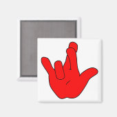 Ich wirklich Liebe Sie ASL ©WhiteTigerLLC.com Magnet (Vorderseite/Rückseite)