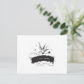 "Ich wohne in der Möglichkeit" Postkarte (Stehend Vorderseite)