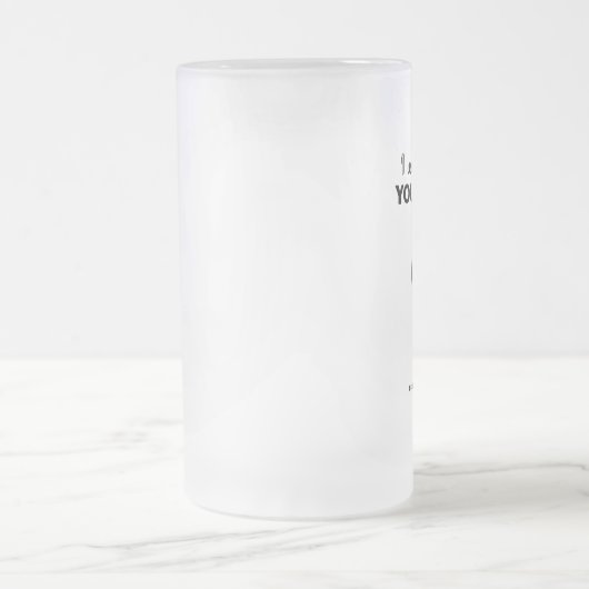 Ich wohnte früher in deinen Ballen, im Individuell Mattglas Bierglas (Mittel)